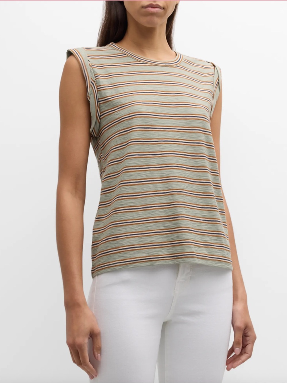 Veronica Beard - Dree Striped Muscle Tee